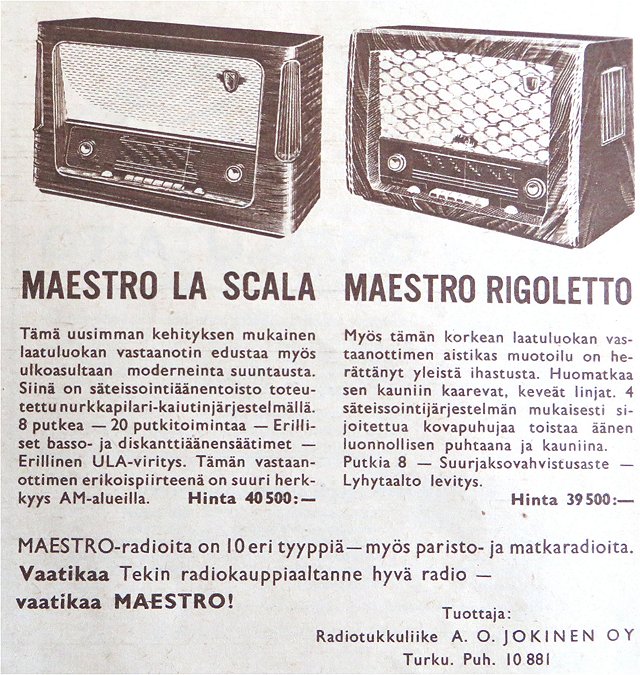 Maestro La Scala ja Rigoletto / Seura 31.1.1957 (Juhani Mäki-Teppo)