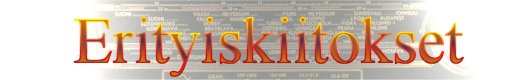 Erityiskiitokset