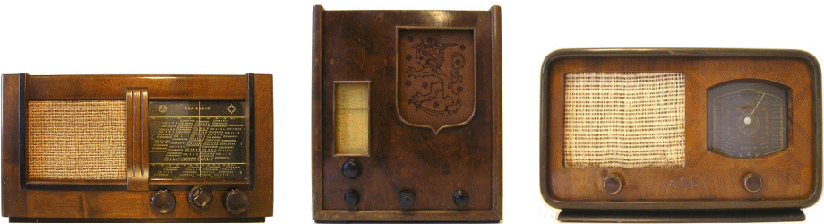 ASA 351P, Helvar Super 6, Nordell & Koskinen Salora 40